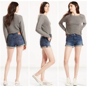 Levi's Premium Wedgie Shorts (Indigo)